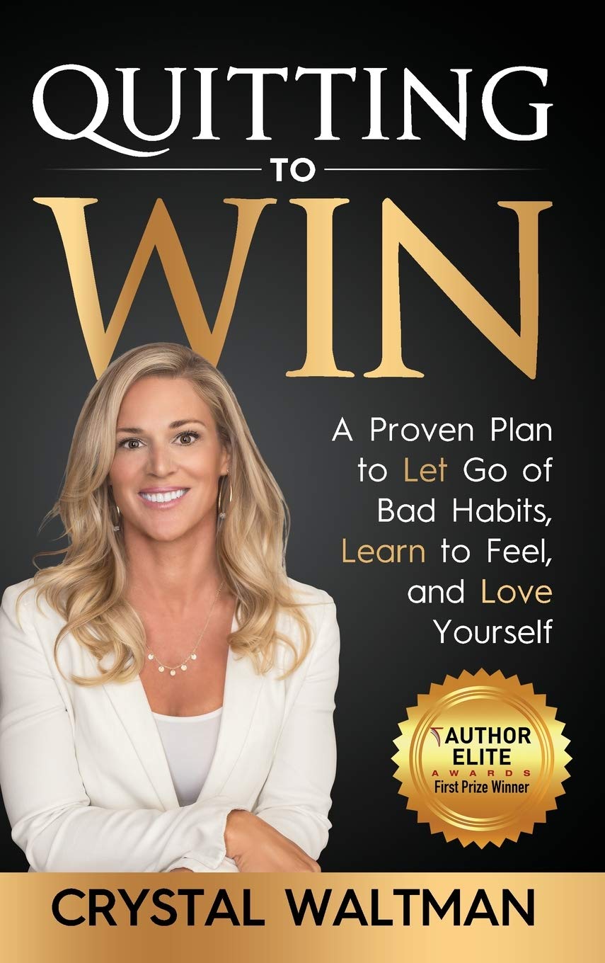 Quitting to Win book cover by Crystal Waltman